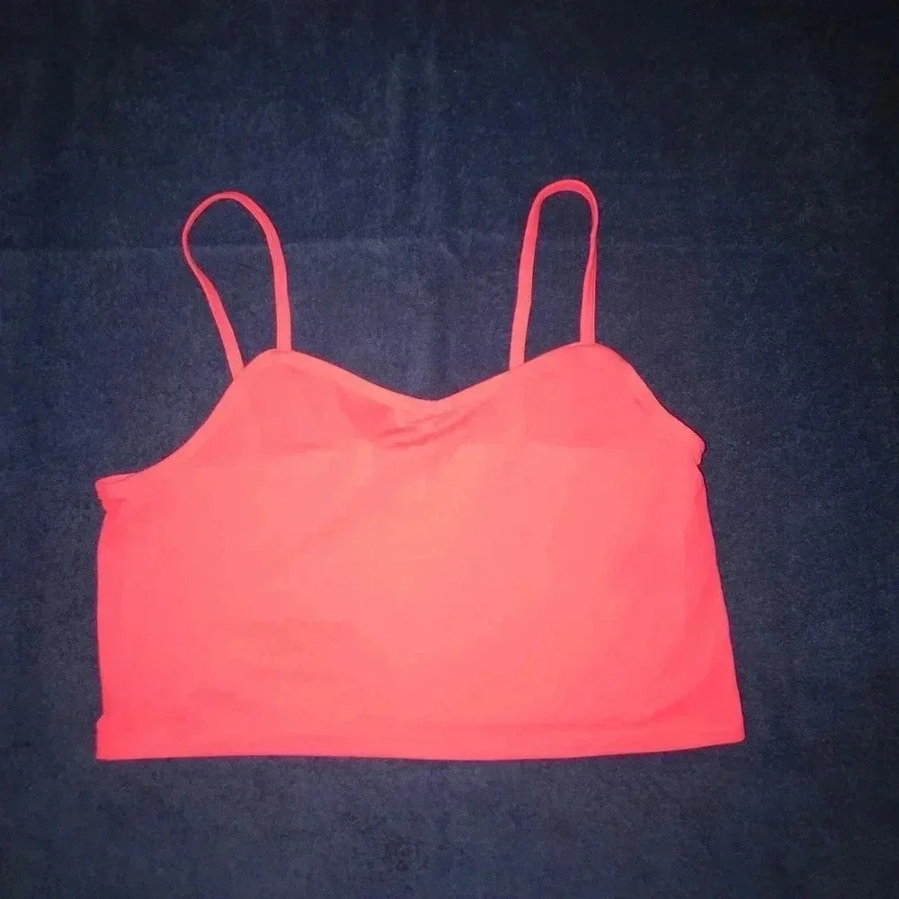 🟨Neon Pink Crop Top